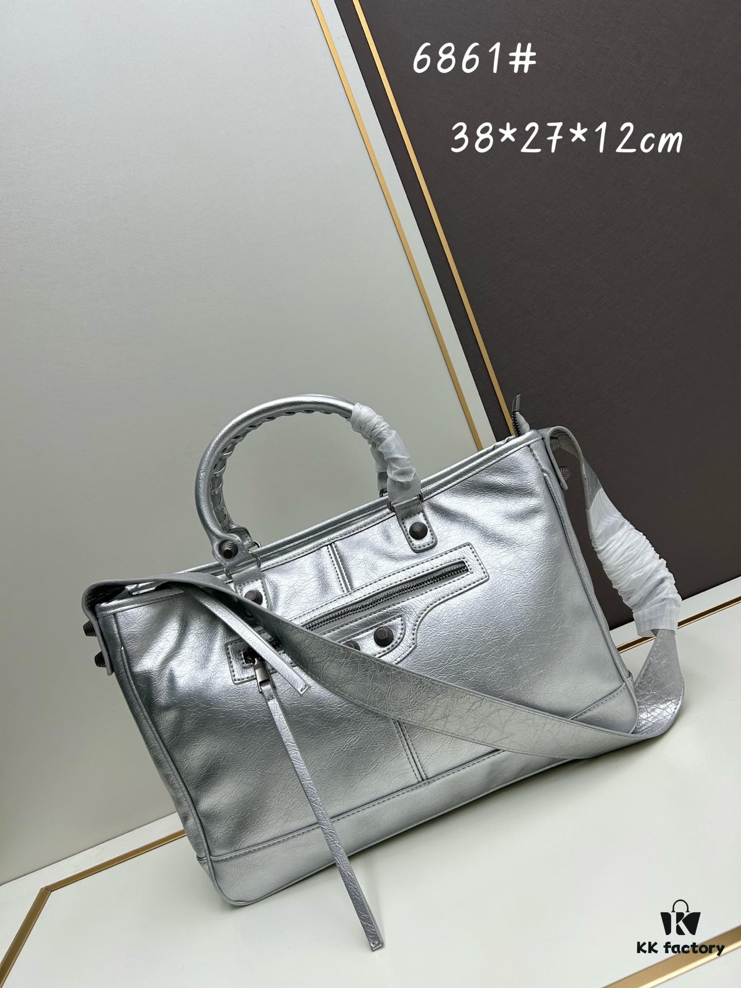 6930db736e68136f4d9b1b36 Street King! Balenciaga Motorcycle Bag with Studs