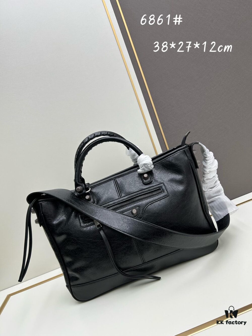 6930db746e68136f4d9b1b39 Street Fighter! Balenciaga Motorcycle Bag with Studs