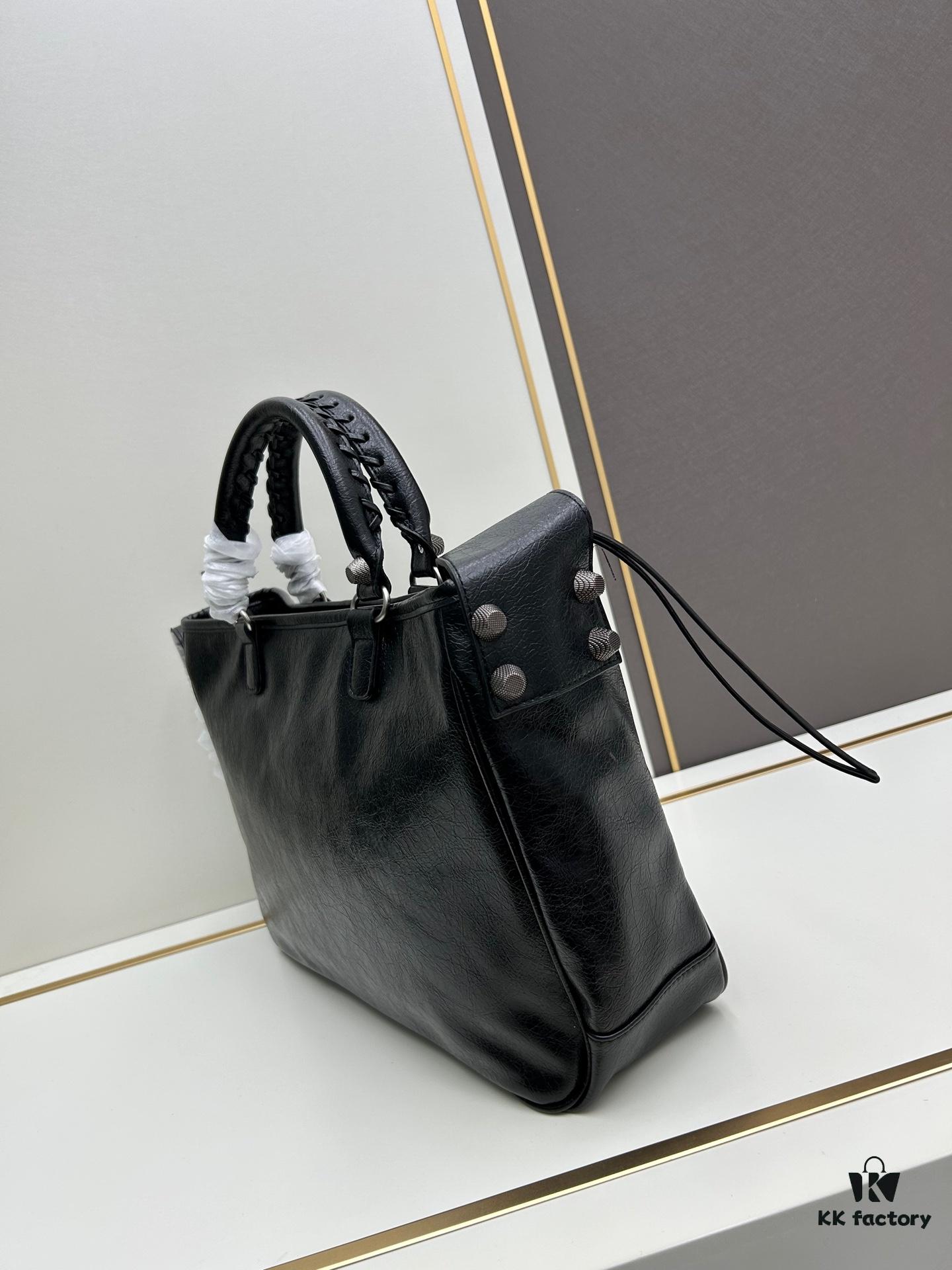 6930db776e68136f4d9b1b3c Street Fighter! Balenciaga Motorcycle Bag with Studs