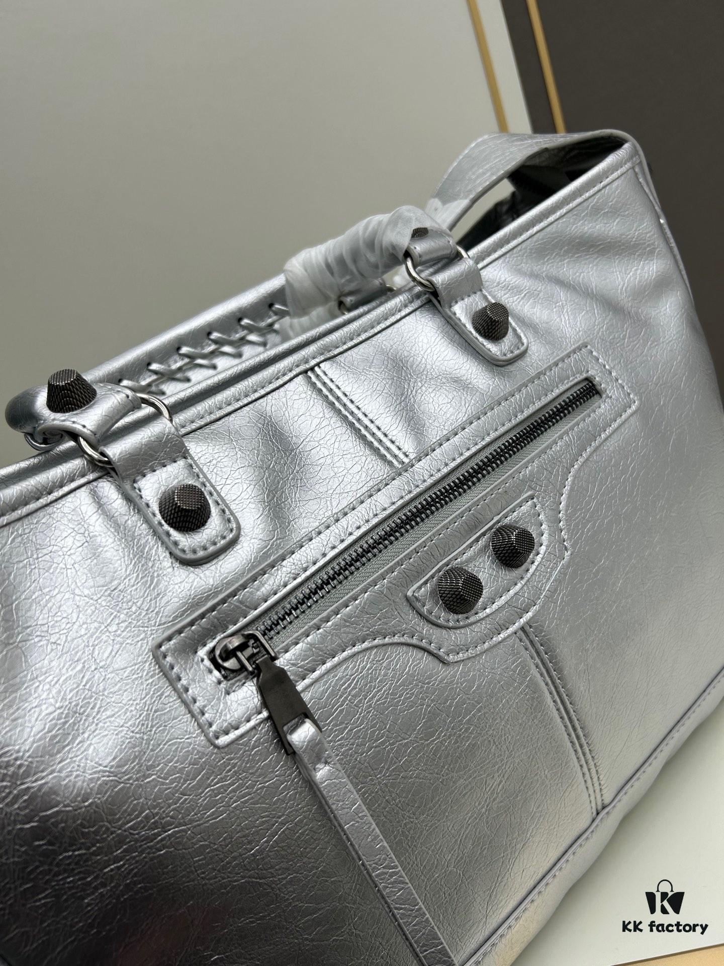 6930db8a6e68136f4d9b1b53 Street King! Balenciaga Motorcycle Bag with Studs