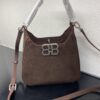 6930db916e68136f4d9b1b58 Balenciaga Suede Hobo Bag, Small 5058, Fall/Winter Style, Highly Popular In-Store Must-Have