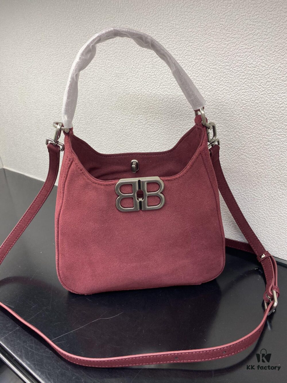 6930db996e68136f4d9b1b64 Balenciaga Suede Hobo Bag, Small 5058, Fall/Winter Style, Highly Popular In-Store Must-Have
