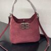 6930db996e68136f4d9b1b64 Balenciaga Suede Hobo Bag, Small 5058, Fall/Winter Style, Highly Popular In-Store Must-Have