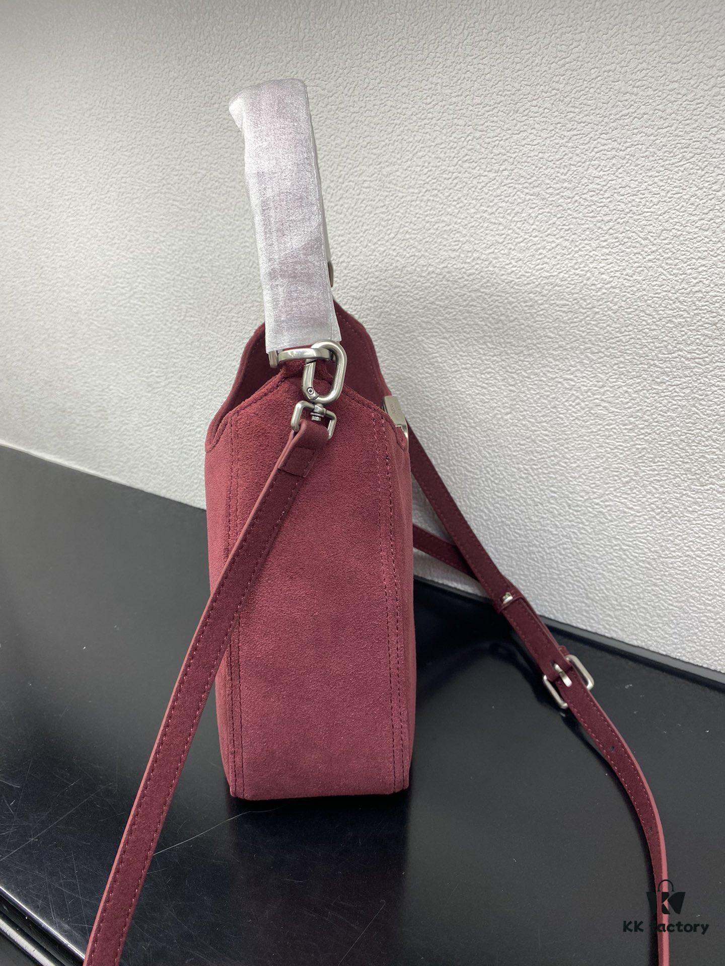 6930db9b6e68136f4d9b1b65 Balenciaga Suede Hobo Bag, Small 5058, Fall/Winter Style, Highly Popular In-Store Must-Have