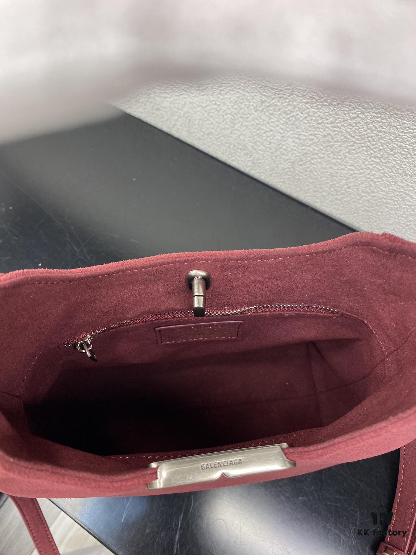 6930db9f6e68136f4d9b1b67 Balenciaga Suede Hobo Bag, Small 5058, Fall/Winter Style, Highly Popular In-Store Must-Have