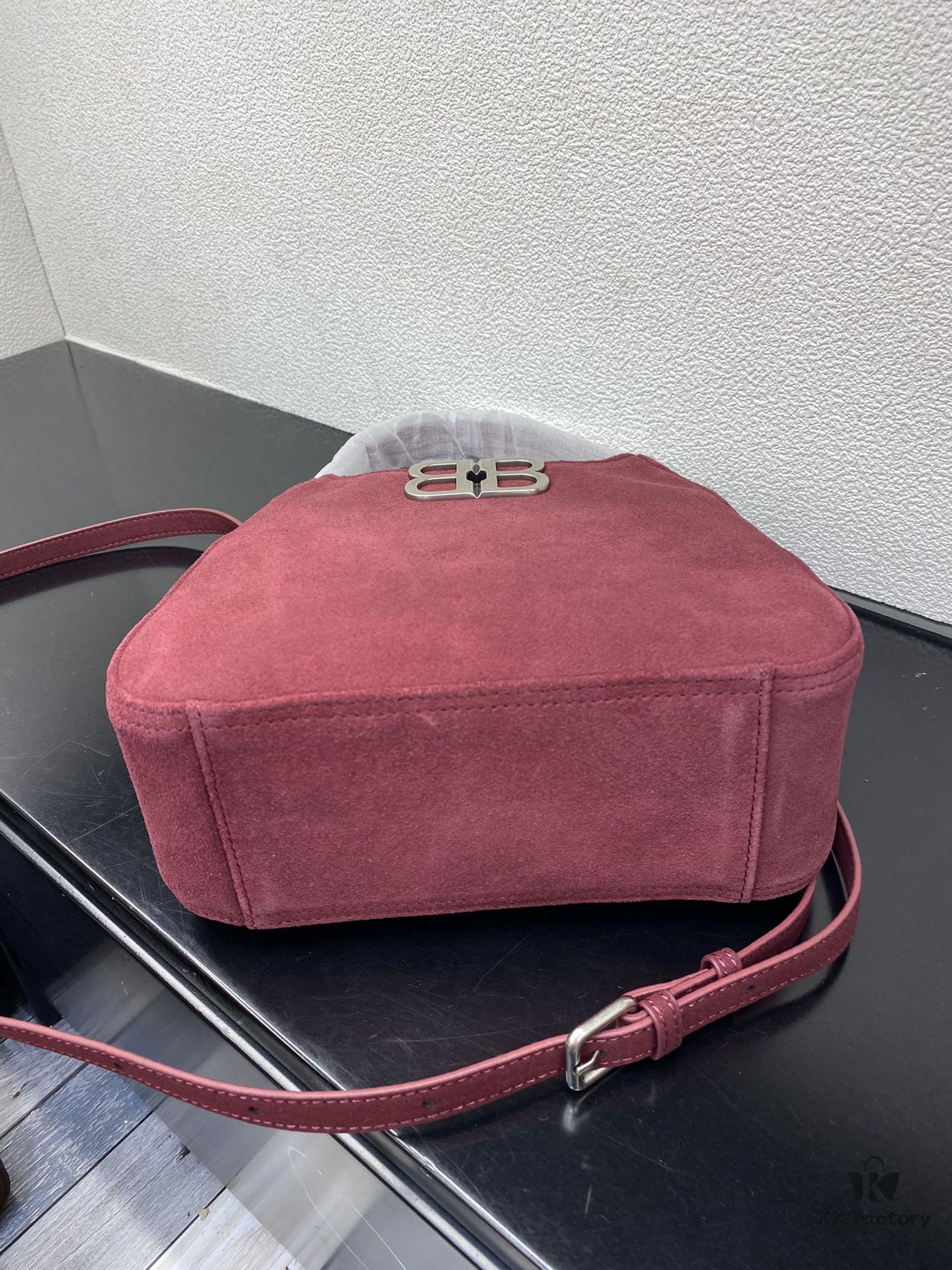 6930db9f6e68136f4d9b1b68 Balenciaga Suede Hobo Bag, Small 5058, Fall/Winter Style, Highly Popular In-Store Must-Have