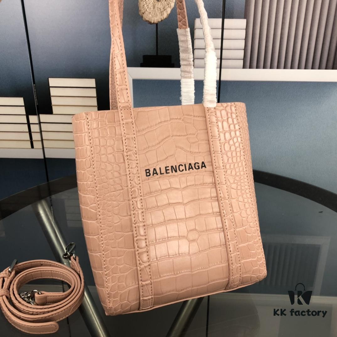6930dc1e6e68136f4d9b1c32 New Arrival Balenciaga B. Everyday Tote Bag - Crocodile Texture, Italian Imported Calfskin, Stylish and Practical Crossbody Handbag