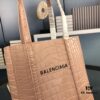 6930dc1e6e68136f4d9b1c33 New Arrival Balenciaga B. Everyday Tote Bag - Crocodile Texture, Italian Imported Calfskin, Stylish and Practical Crossbody Handbag