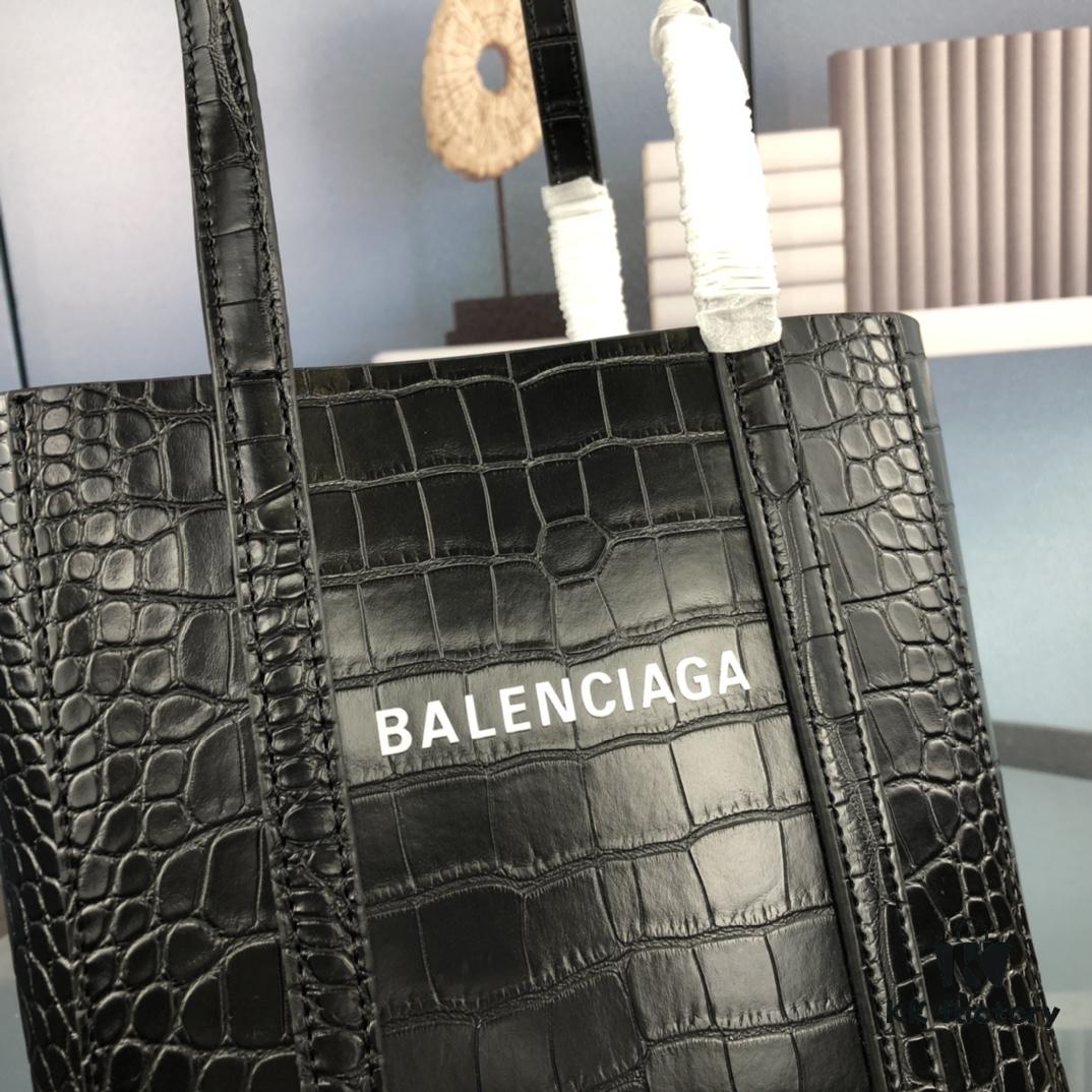 New Arrival Paris Fashion Bag [Let Me See][Wow] Balenciaga Latest B. Everyday Tote with Crocodile Texture