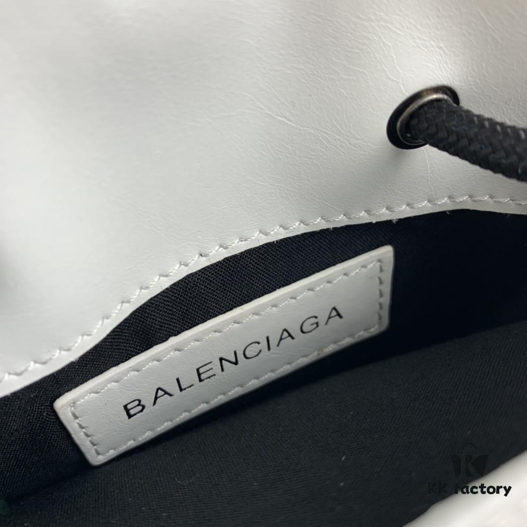 6930dc366e68136f4d9b1c57 New BALENCIAGA Leather Strap Crossbody Bag Graffiti Phone Pouch