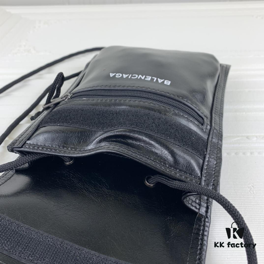 6930dc3a6e68136f4d9b1c5c New BALEZIA Leather Rope Crossbody Bag Graffiti Phone Bag