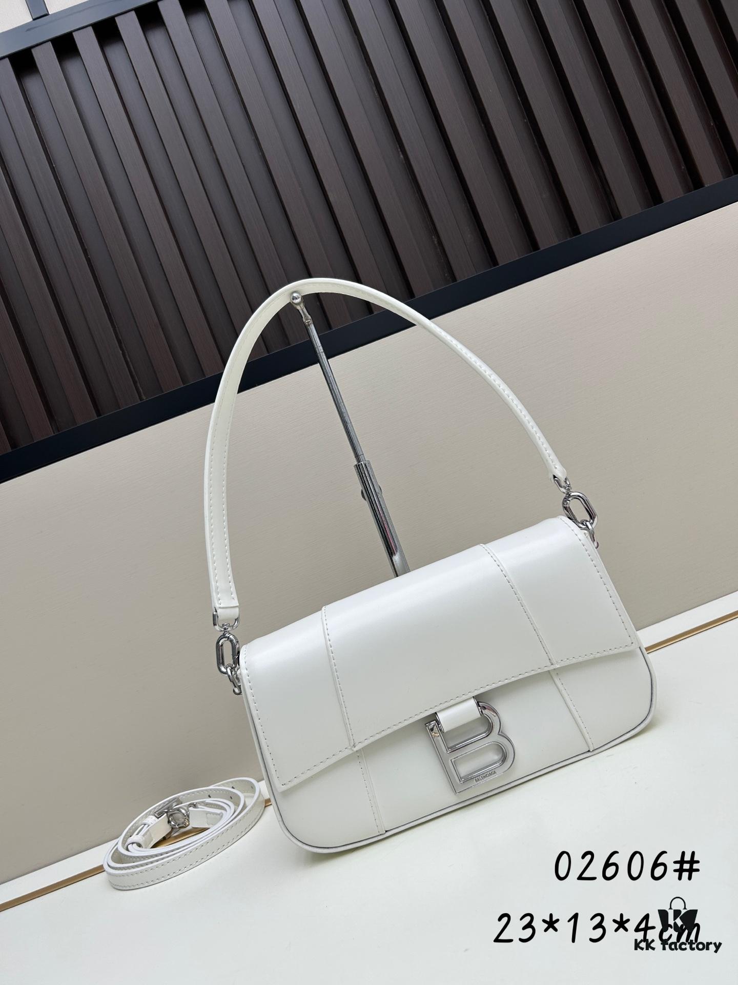6930dc646e68136f4d9b1c8d Balenciaga Paris H02606, Size 23x13x4cm, Full-Grain Leather, 2025 New Arrival Unique Design Bag