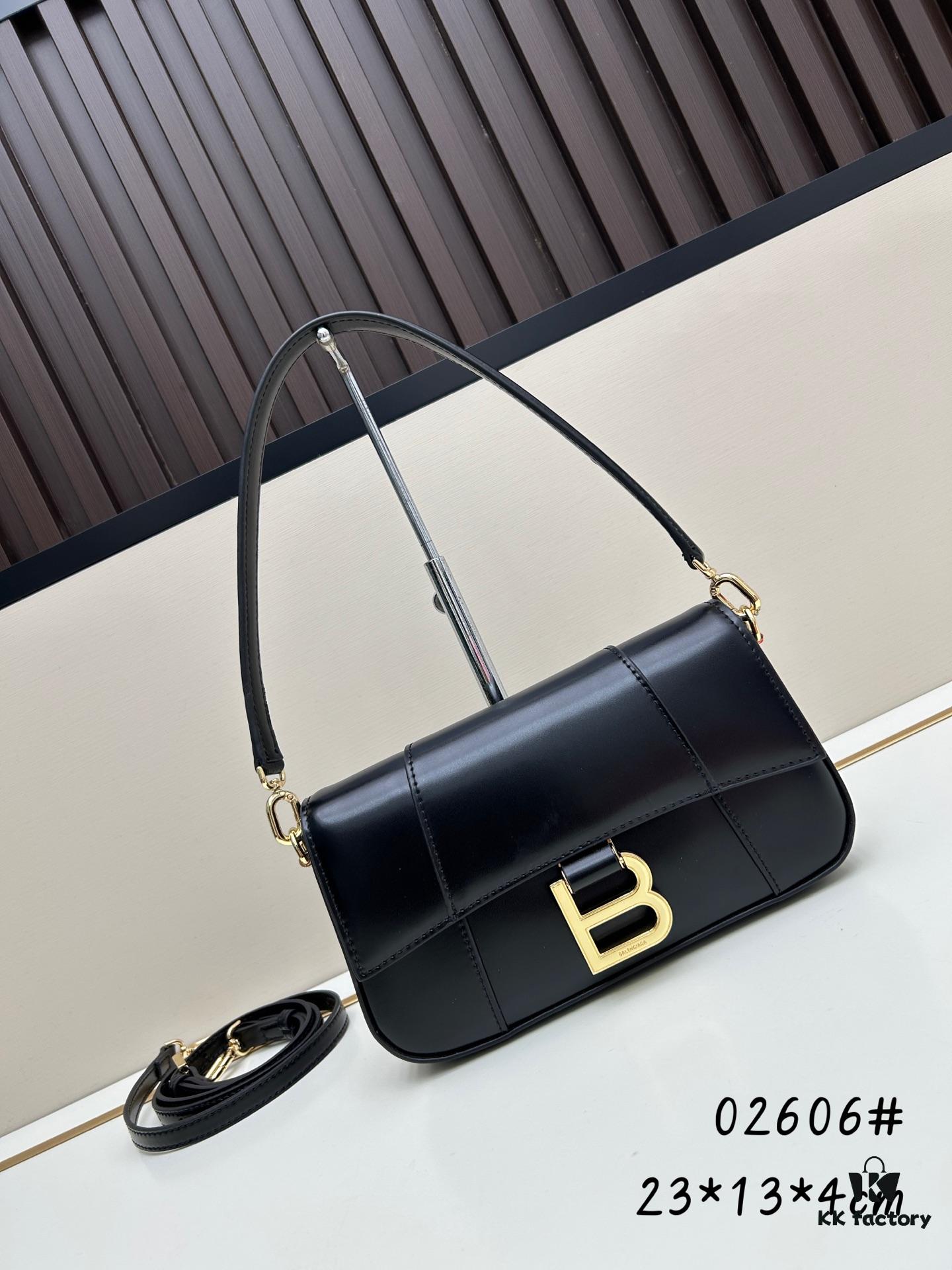 6930dc6b6e68136f4d9b1c94 Balenciaga Paris H02606, Size 23x13x4cm, Full-Grain Leather, 2025 New Arrival Unique Design Bag