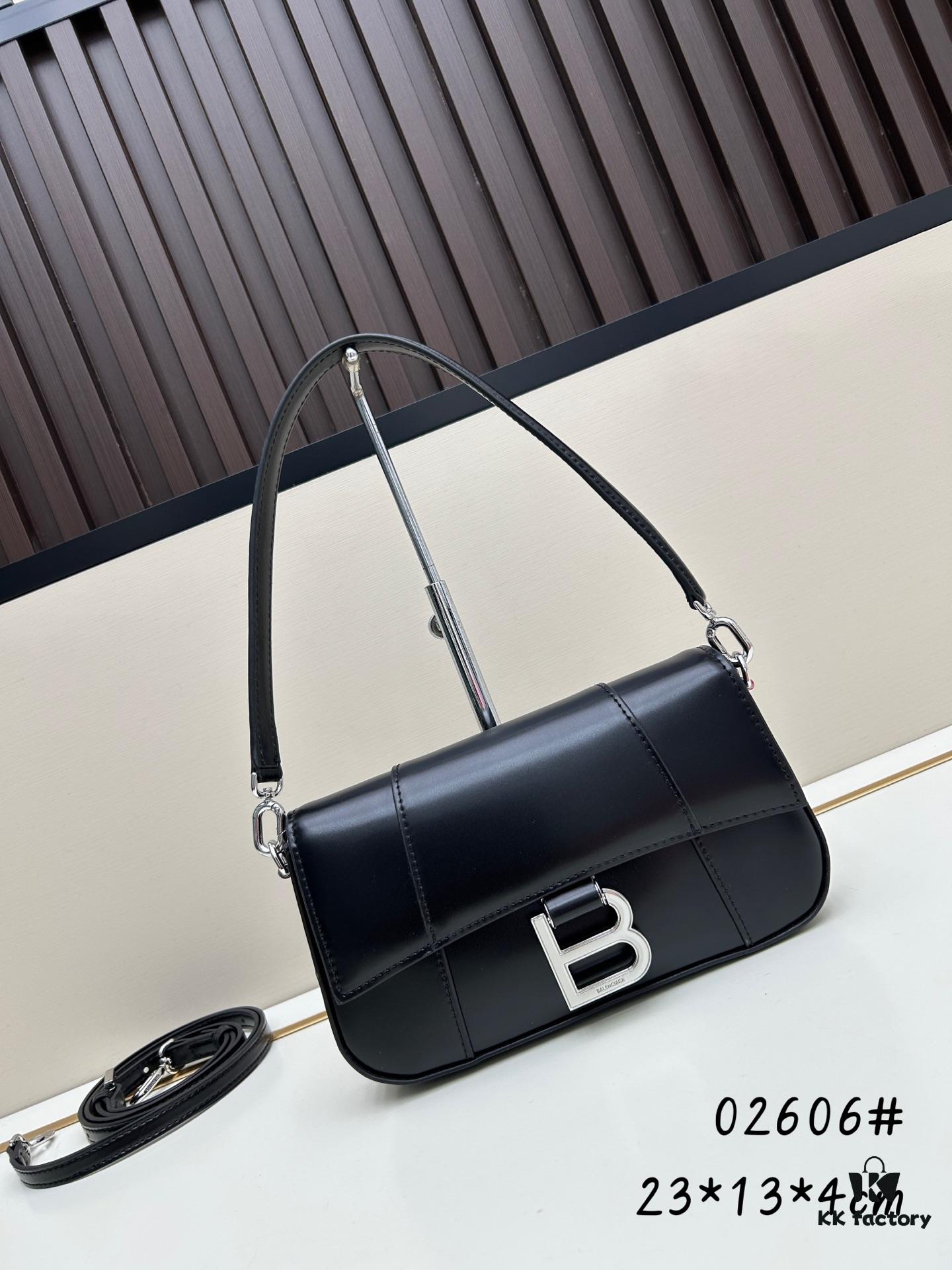 6930dc6b6e68136f4d9b1c95 Balenciaga Paris H02606, Size 23x13x4cm, Full-Grain Leather, 2025 New Arrival Unique Design Bag