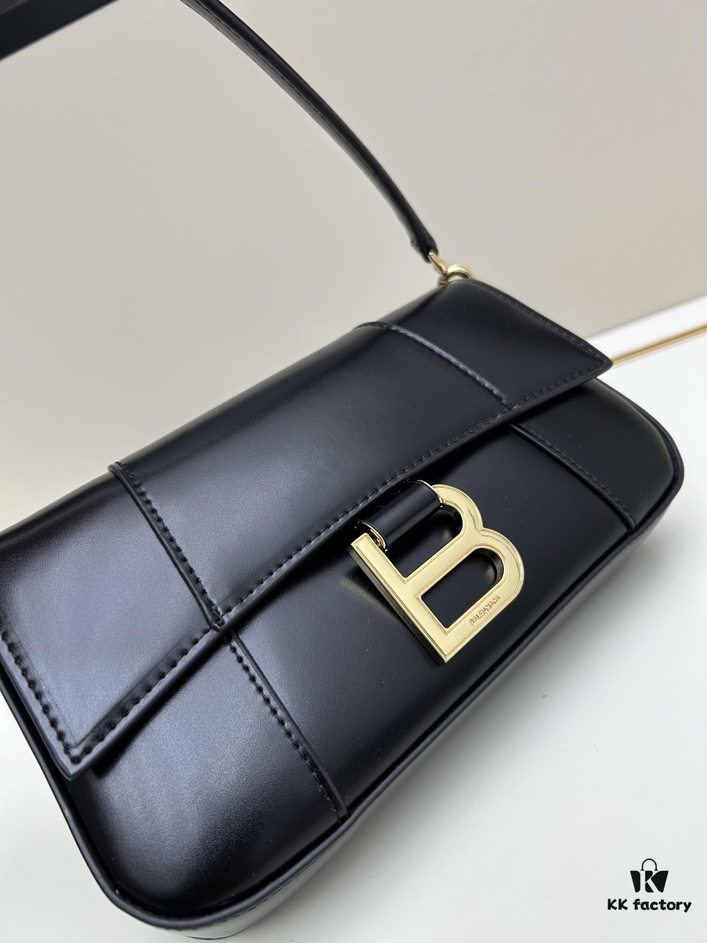 6930dc6e6e68136f4d9b1c98 Gift Box Included 🎁, Balenciaga H02606, Genuine Leather Handbag, 23x13x4cm, 2025 New Arrival, Minimalist Style, Must-Have for Early Risers