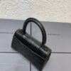 6930dd046e68136f4d9b1d4d Balenciaga Hourglass Bag with Crocodile Texture and Black Buckle - Must-Have for Fashion Enthusiasts