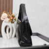 Large Crocodile-Embossed Balenciaga Monaco Bag