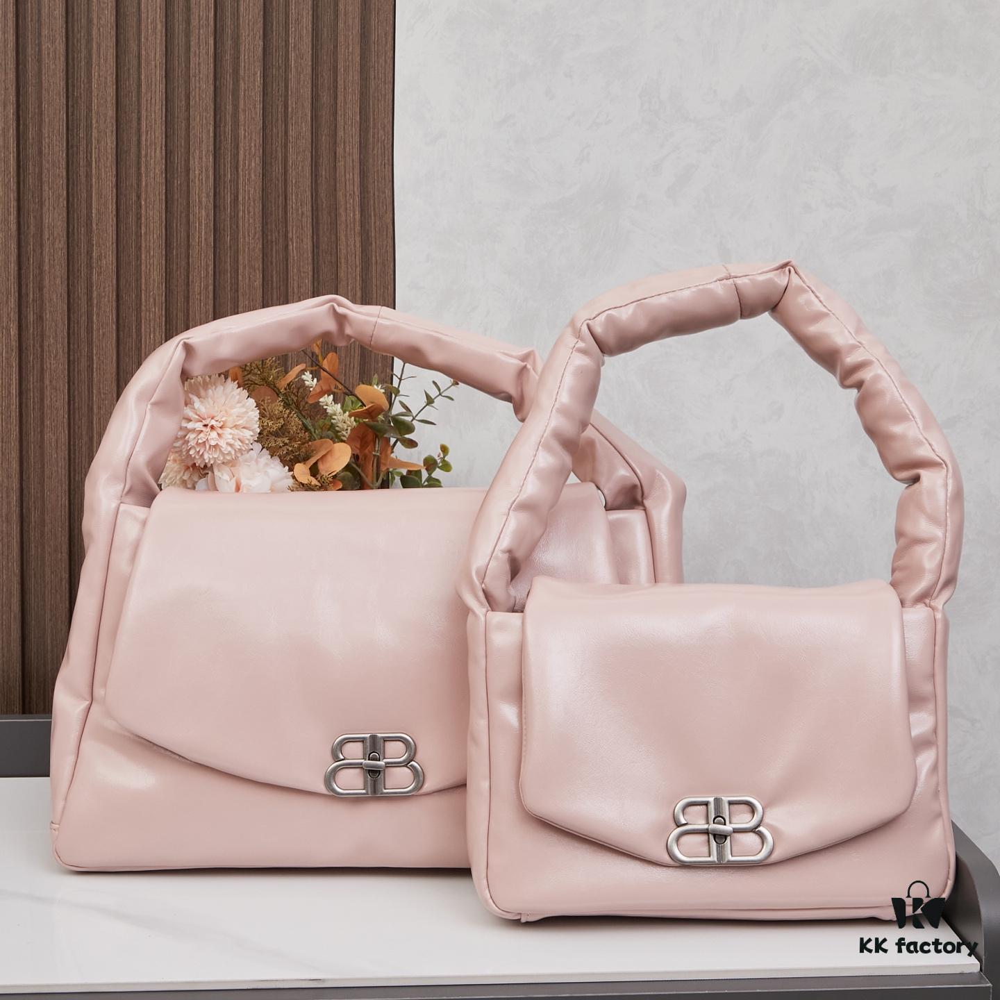 Balenciaga Monaco Small Shoulder Bag in Plain Weave