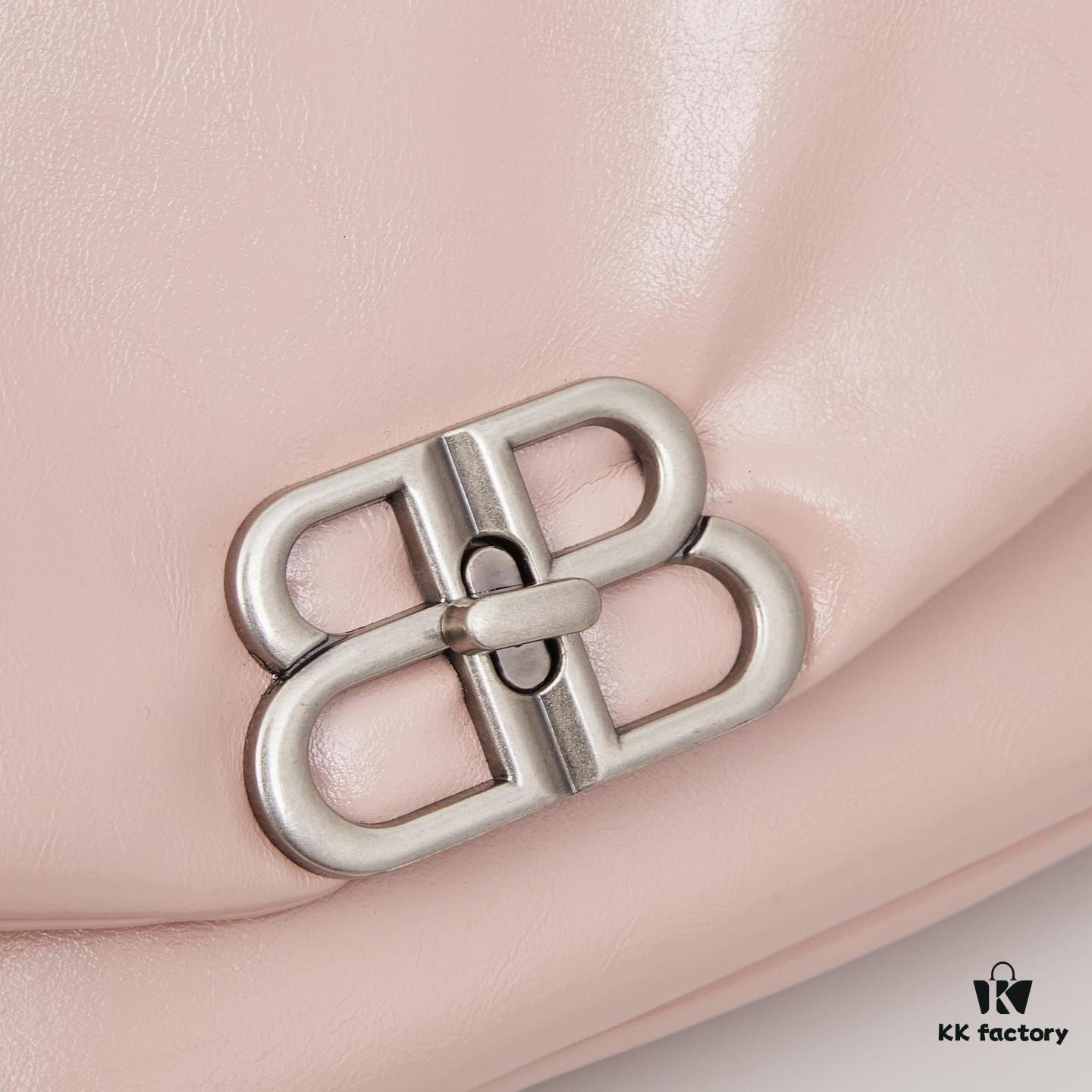Balenciaga Monaco Small Shoulder Bag in Plain Weave