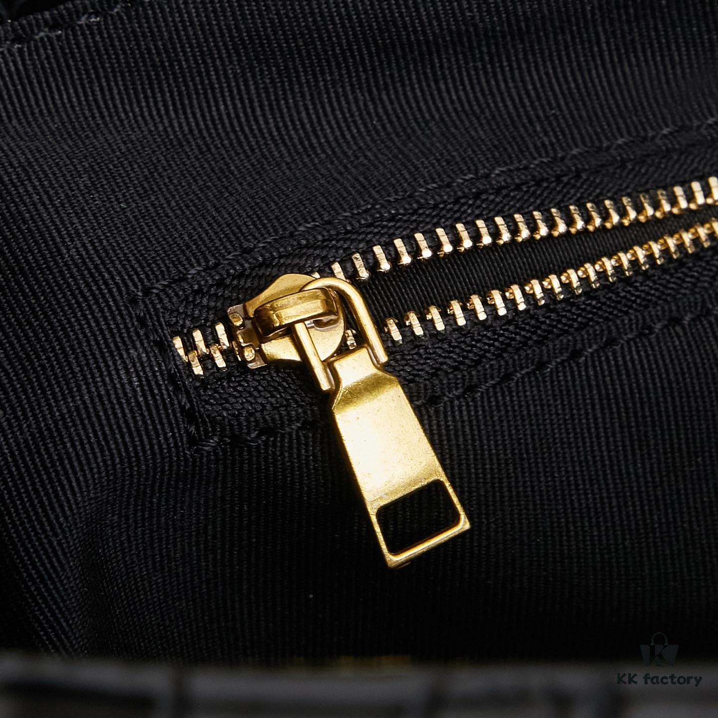 Large Crocodile-Embossed Balenciaga Monaco Bag