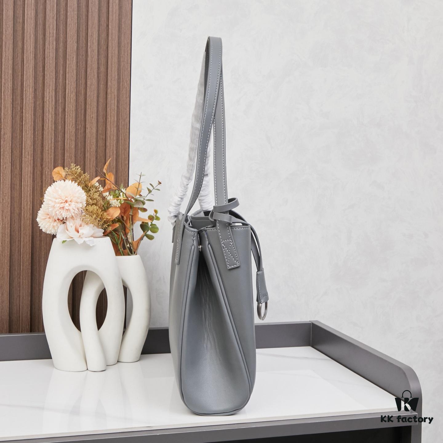 6930ddcb6e68136f4d9b1e57 Balenciaga Rodeo Series with Box - Soft and Minimalist Design, Spacious Handbag in Black and Gray