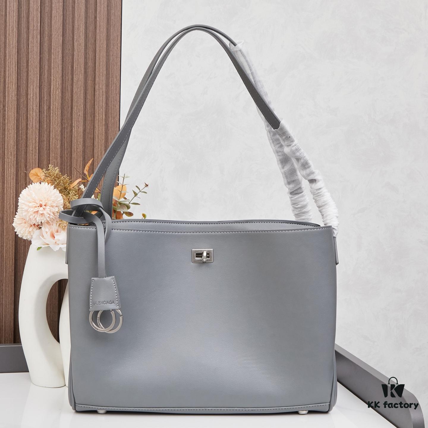 6930ddcc6e68136f4d9b1e58 Balenciaga Rodeo Series with Box - Soft and Minimalist Design, Spacious Handbag in Black and Gray