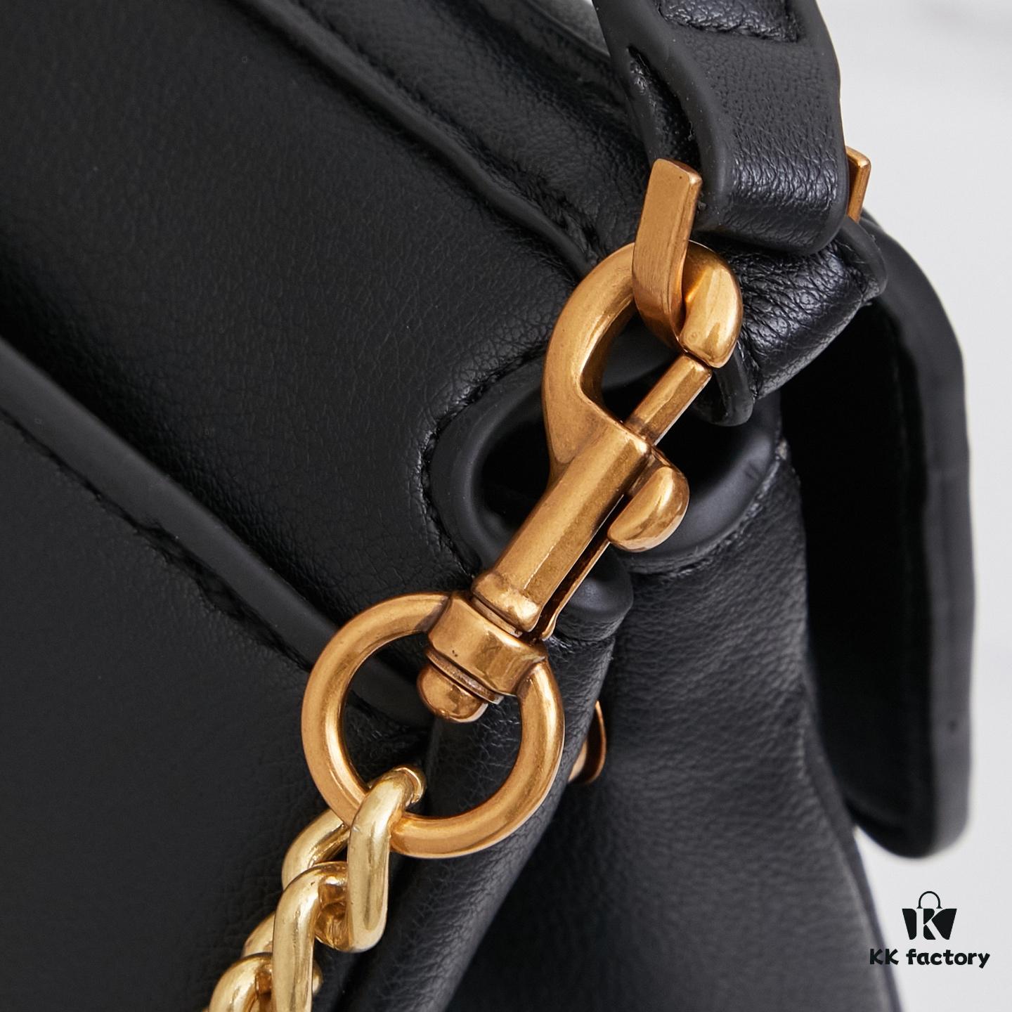 6930ddf36e68136f4d9b1e91 New Arrival BALENCIAGA Rodeo Nano Chain Bag in Calfskin - Black 6004