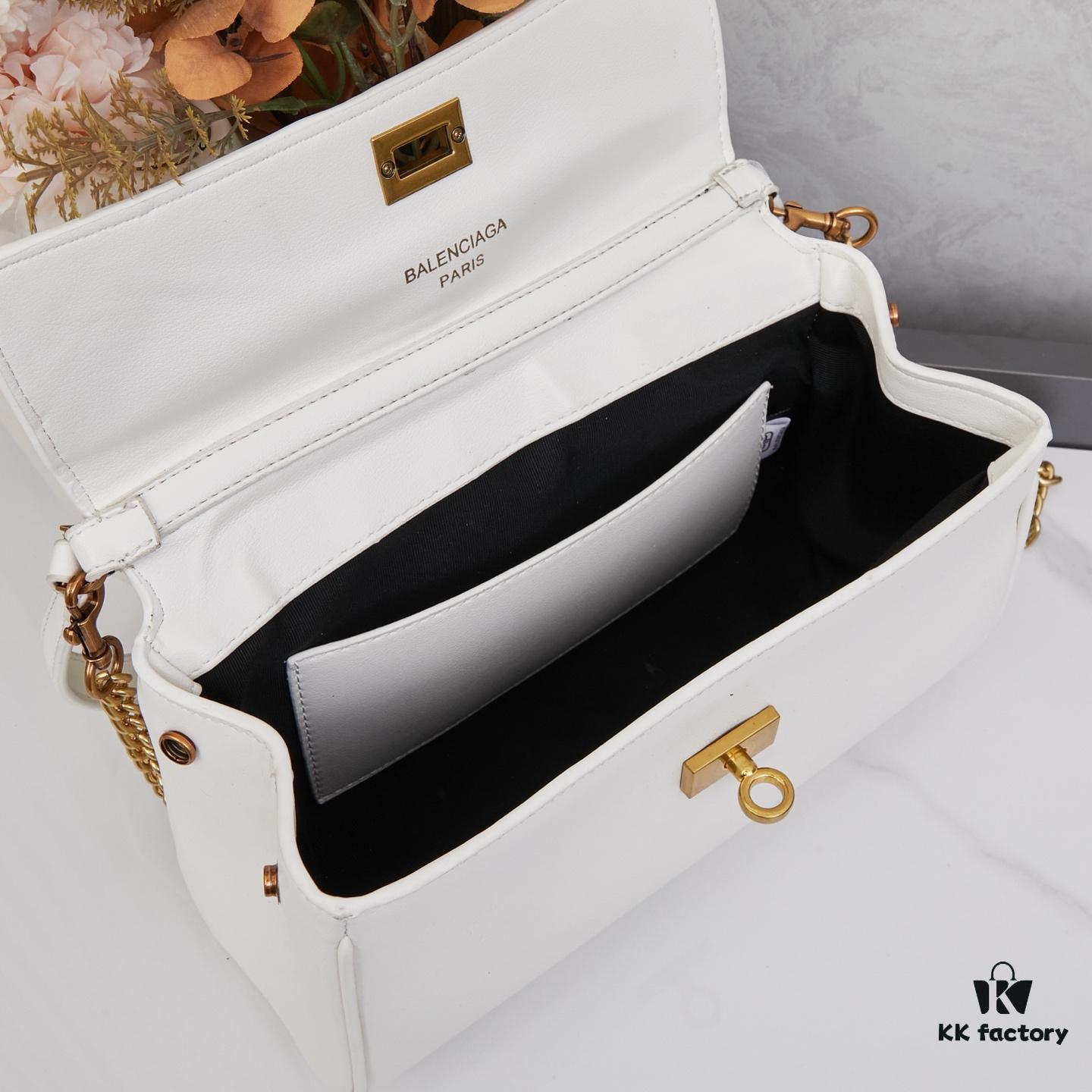 6930ddfa6e68136f4d9b1e9b New Arrival BALENCIAGA Rodeo Nano Chain Bag in Cowhide - Black