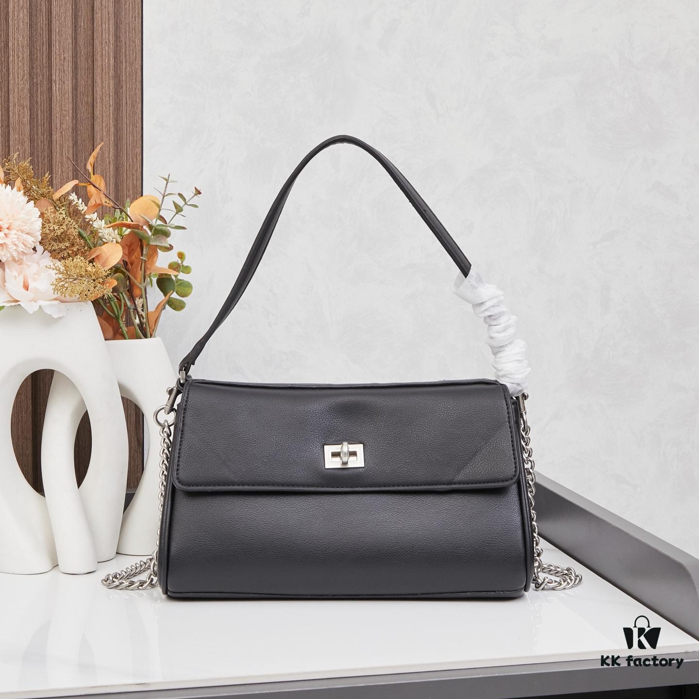 6930ddfa6e68136f4d9b1e9c New Arrival BALENCIAGA Rodeo Nano Chain Bag in Black Calfskin with Box