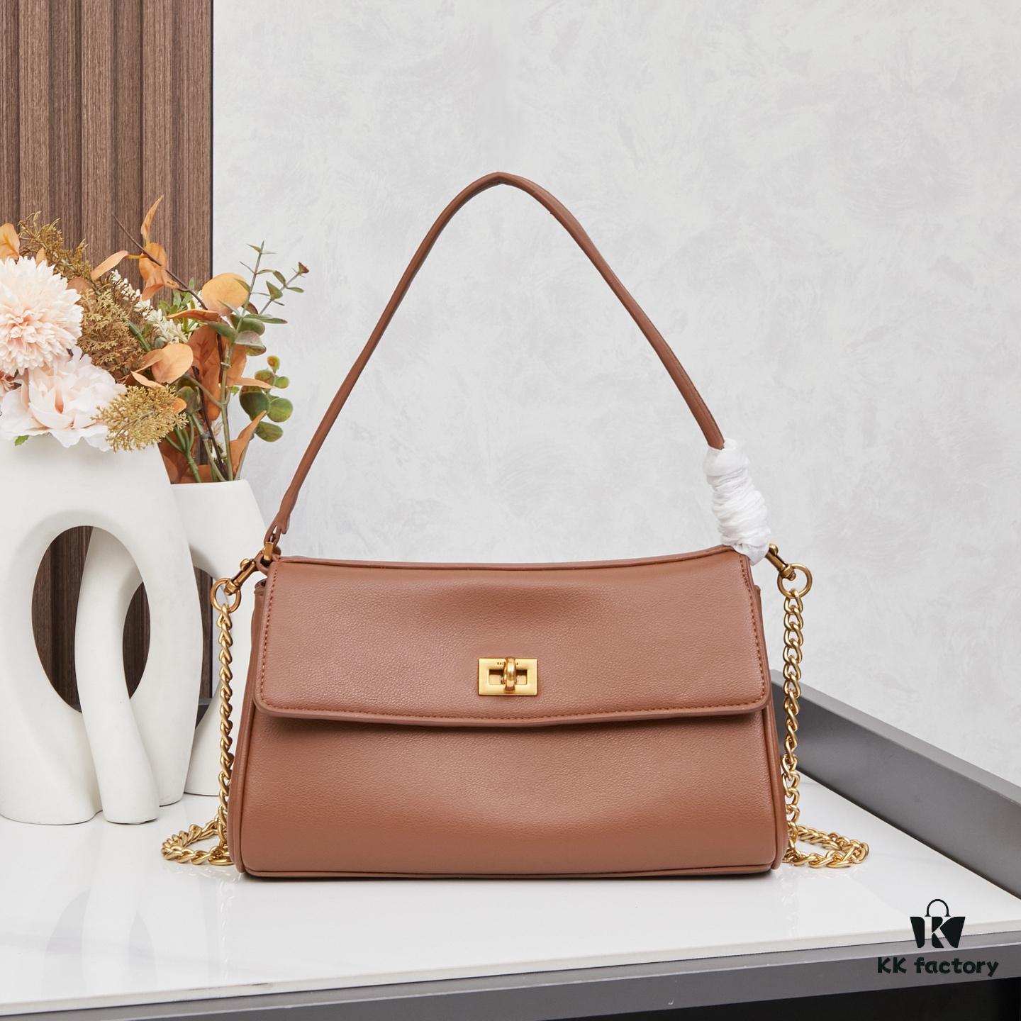 6930de026e68136f4d9b1ea3 New Arrival Balenciaga Rodeo Nano Chain Bag with Box - Calfskin Version, Black