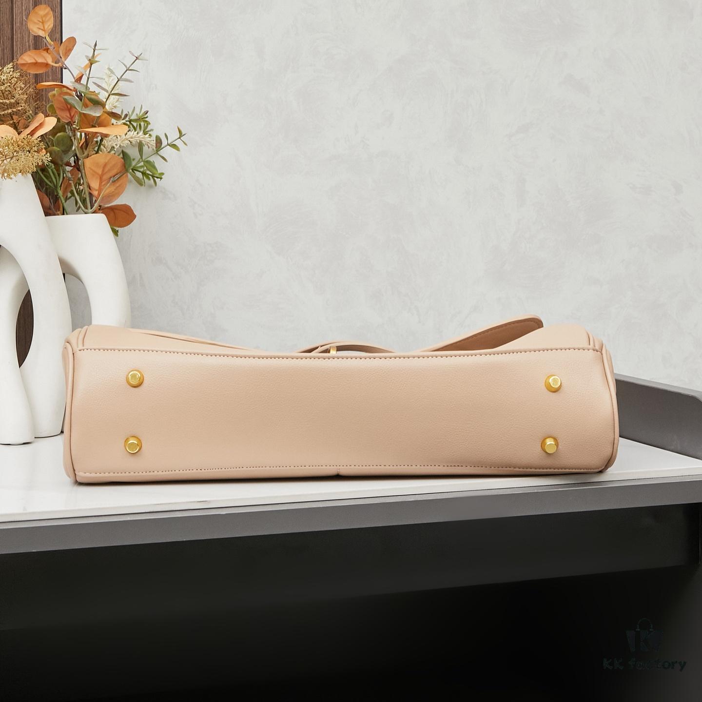 6930de436e68136f4d9b1ee3 Large Smooth Leather BALENCIAGA Paris Fashion! RODEO Series Handbag Crossbody Bag with Box