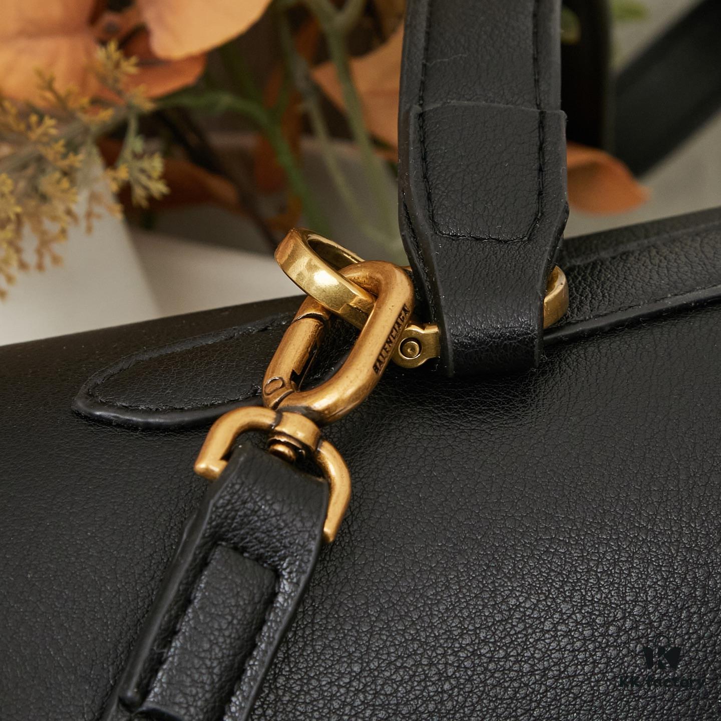 6930de6b6e68136f4d9b1f09 Large Fabric and Leather BALENCIAGA Paris Fashion! RODEO Series Handbag Crossbody Bag
