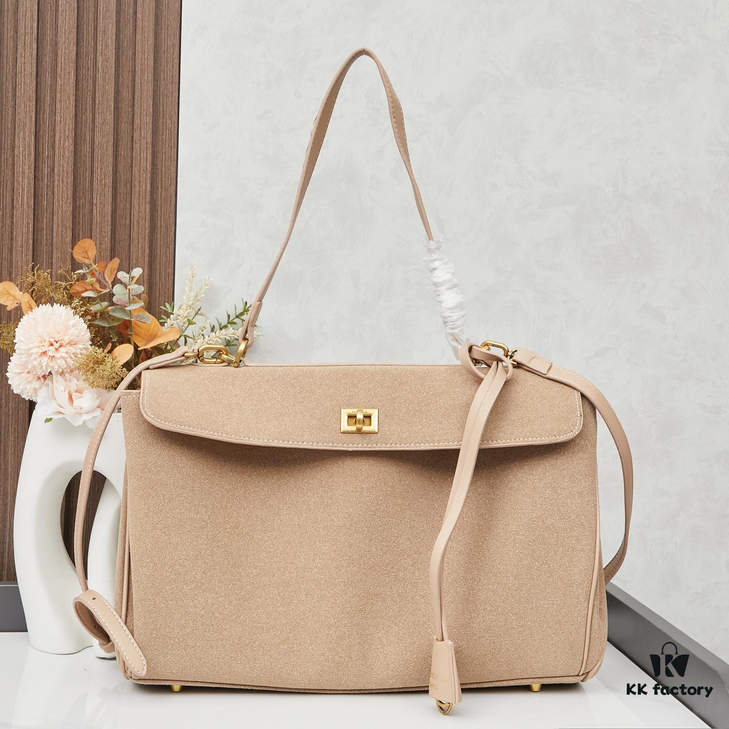 6930de786e68136f4d9b1f15 Large Matte BALENCIAGA Paris Fashion Rodeo Series Handbag & Crossbody Bag with Box