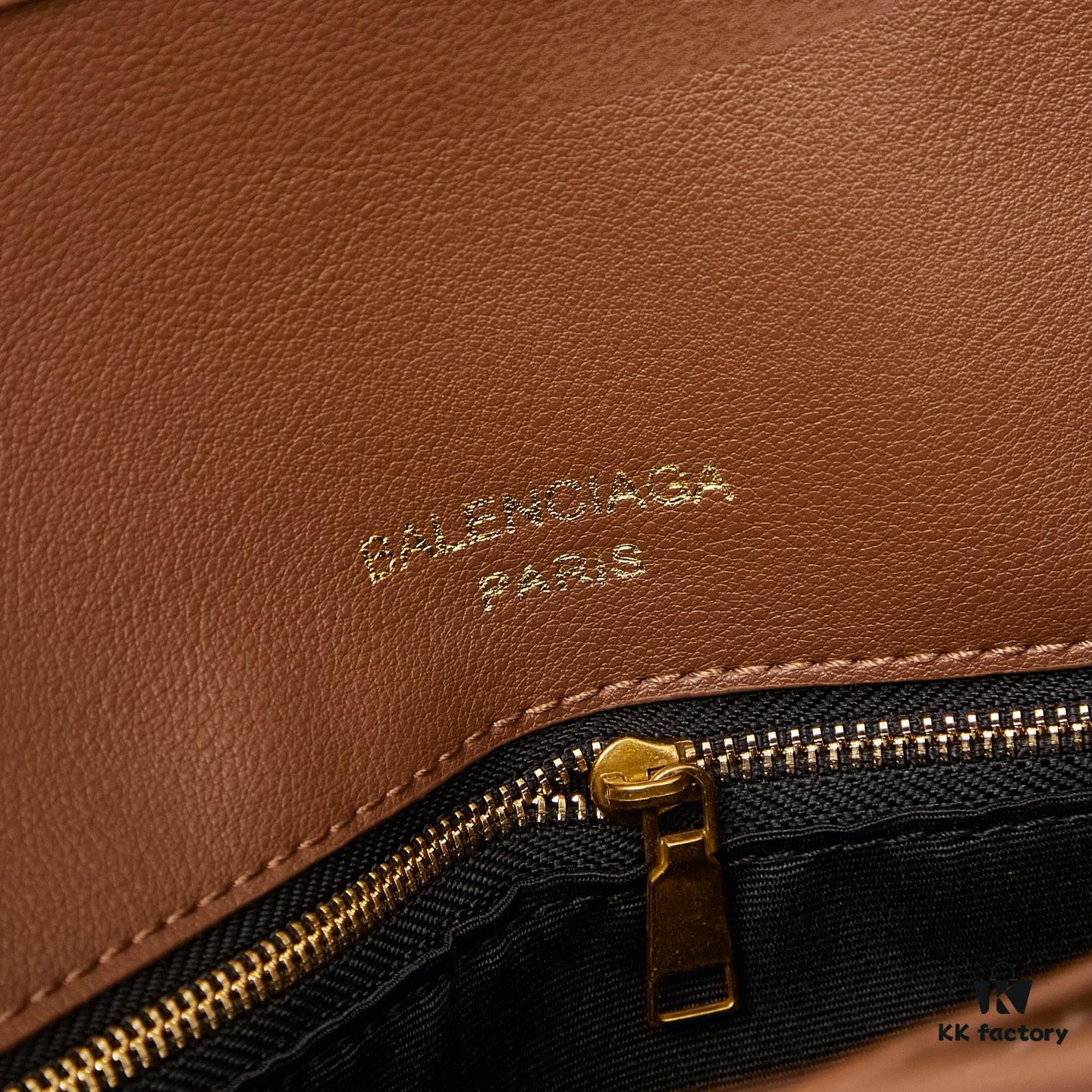 6930de986e68136f4d9b1f2f Large Matte Black BALENCIAGA Rodeo Bag with Box – Latest Model, Italian Smooth Calfskin Leather, Detachable Strap, Gold-Tone Hardware