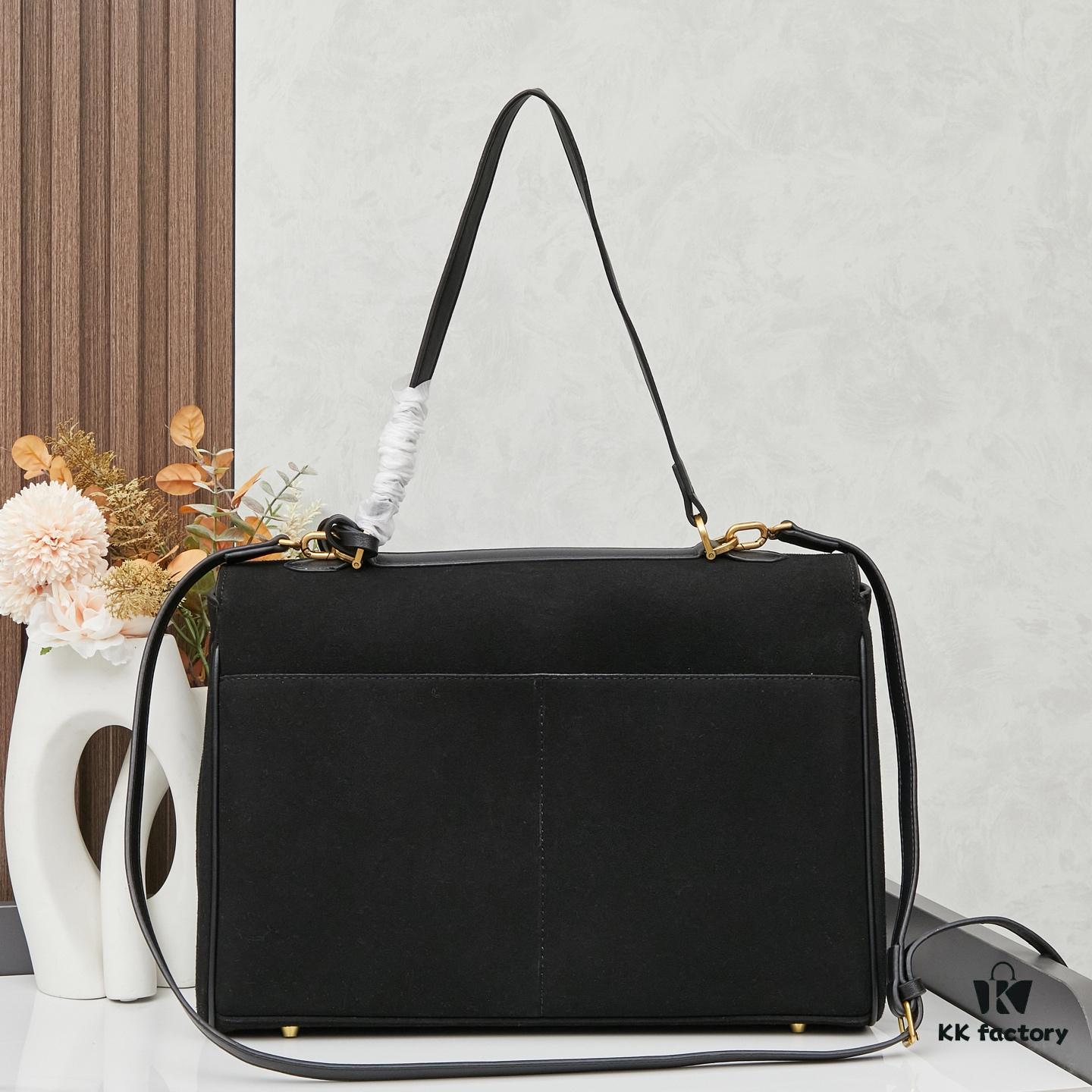 6930de9b6e68136f4d9b1f34 Large Matte Black BALENCIAGA Paris Fashion Rodeo Series Handbag & Crossbody Bag with Box