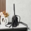 6930deaf6e68136f4d9b1f4a Small Rodeo Bag in Smooth Black Calfskin with Box | BALENCIAGA Paris