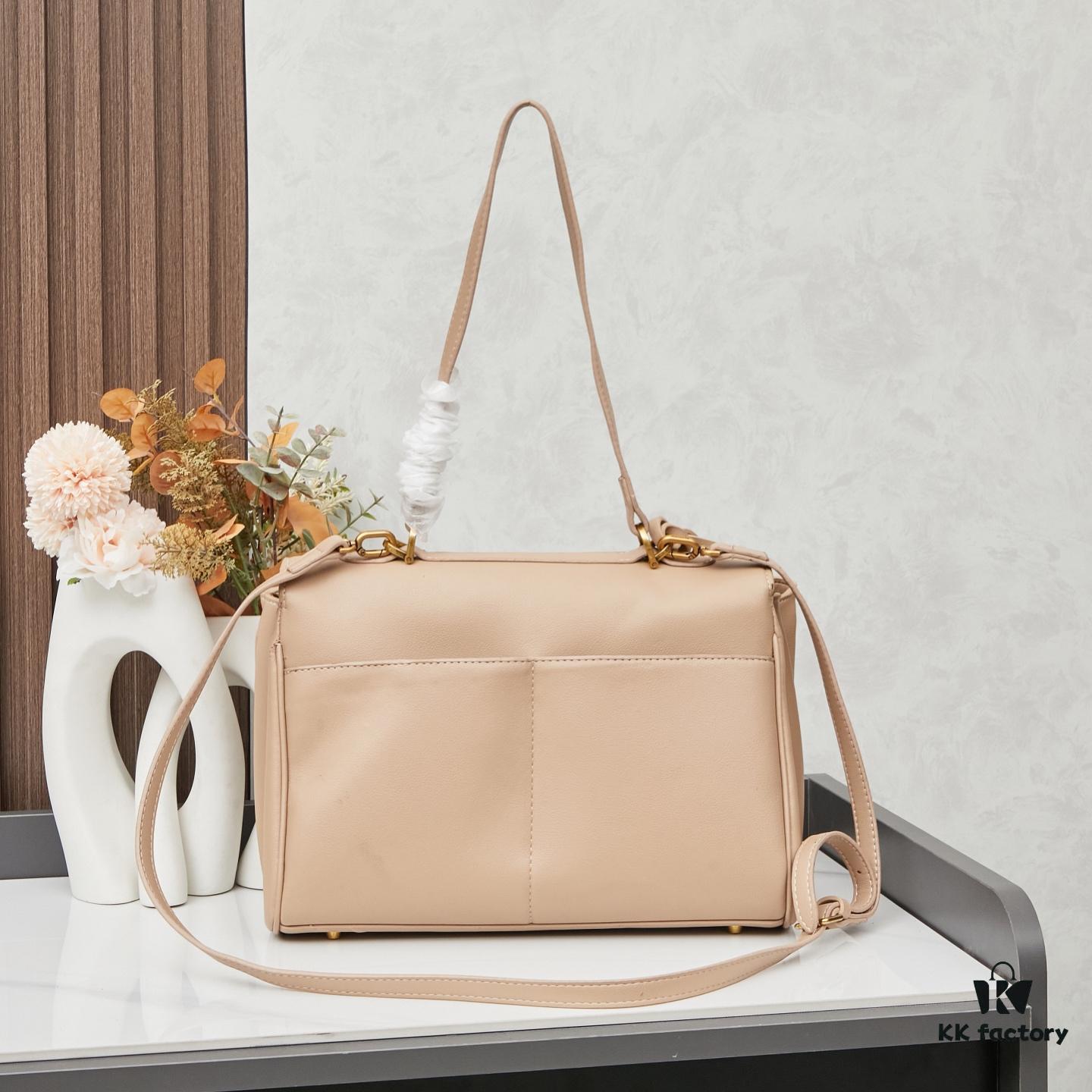 6930deb86e68136f4d9b1f57 BALENCIAGA Paris Fashion! Rodeo Series! Small Smooth Leather Handbag Crossbody Bag with Box