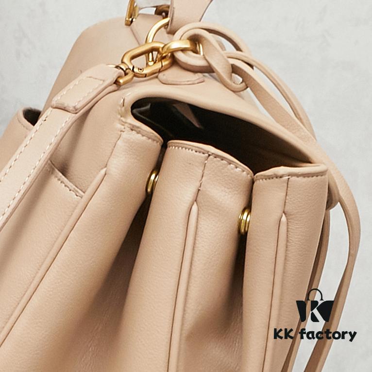 6930debb6e68136f4d9b1f5a BALENCIAGA Paris Fashion! Rodeo Series! Small Smooth Leather Handbag Crossbody Bag with Box