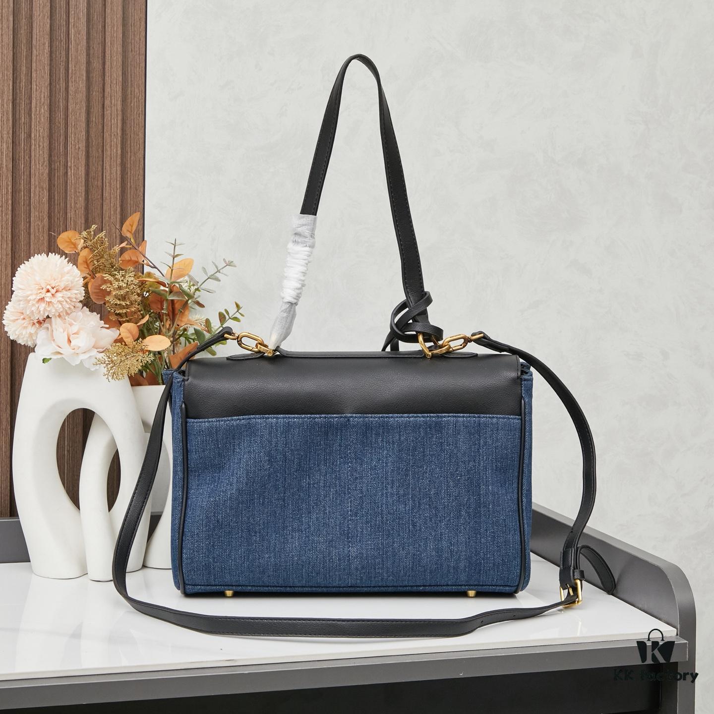 6930dec66e68136f4d9b1f69 Small Fabric and Leather Crossbody Bag BALENCIAGA Paris! ROdeo Series Latest Style Handbag Shoulder Bag