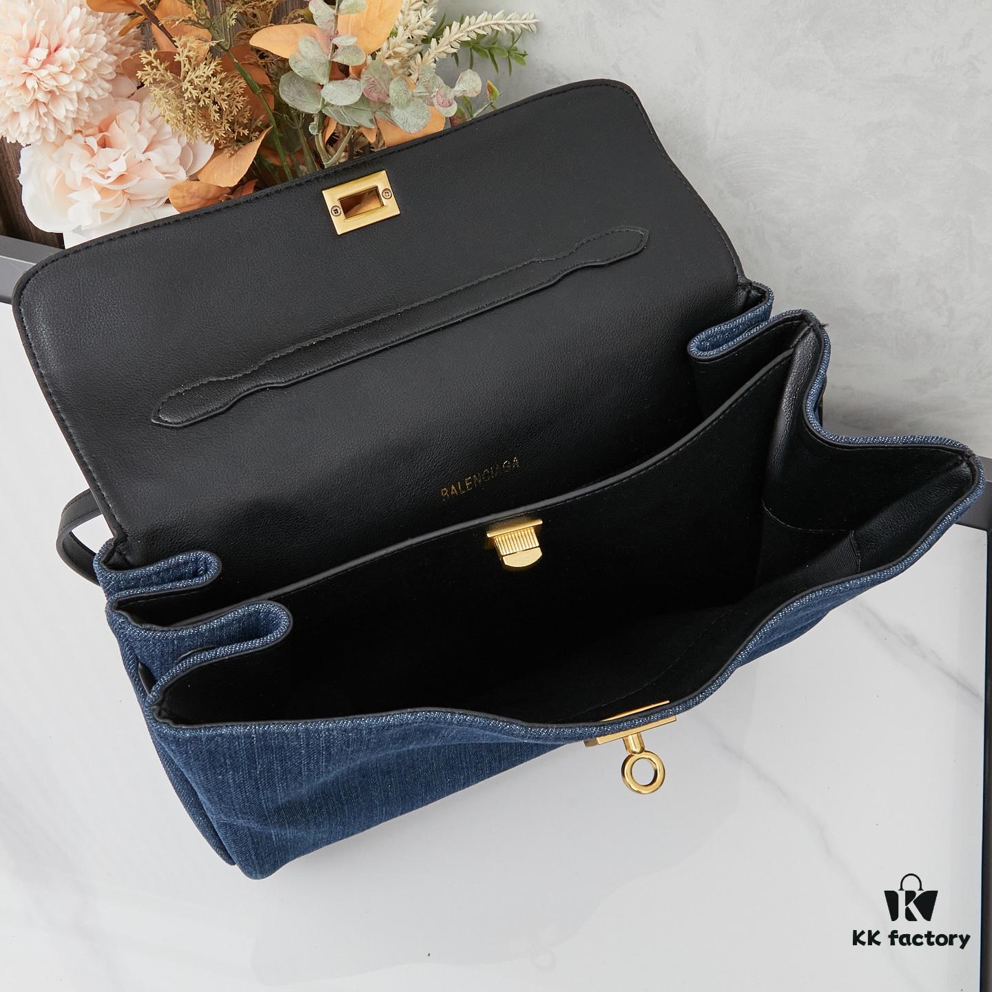 6930decb6e68136f4d9b1f6e Small Fabric and Leather Crossbody Bag BALENCIAGA Paris! ROdeo Series Latest Style Handbag Shoulder Bag