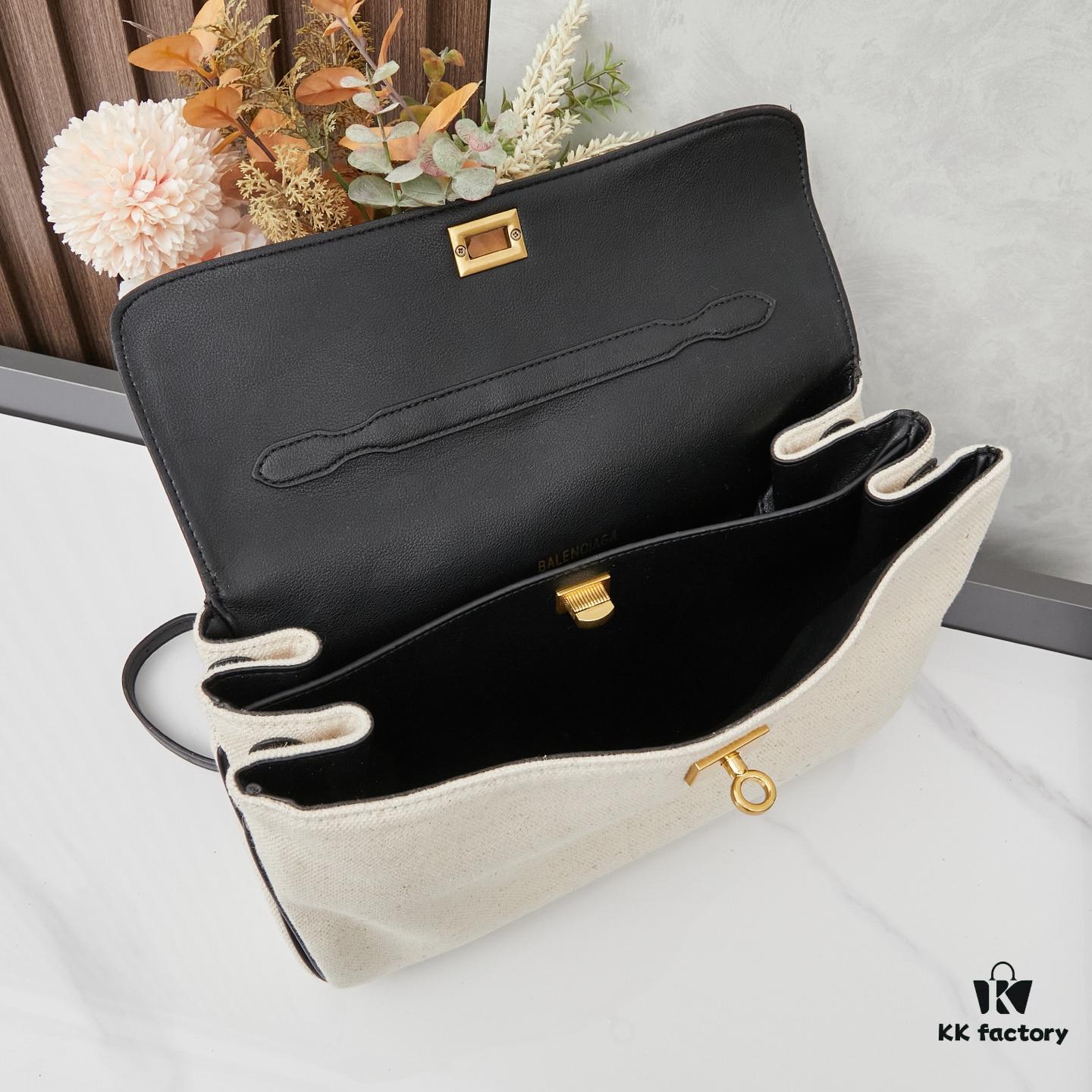 6930ded26e68136f4d9b1f77 Small Fabric and Leather BALENCIAGA Paris Fashion! RODEO Series || Latest Model Handbag Crossbody Bag