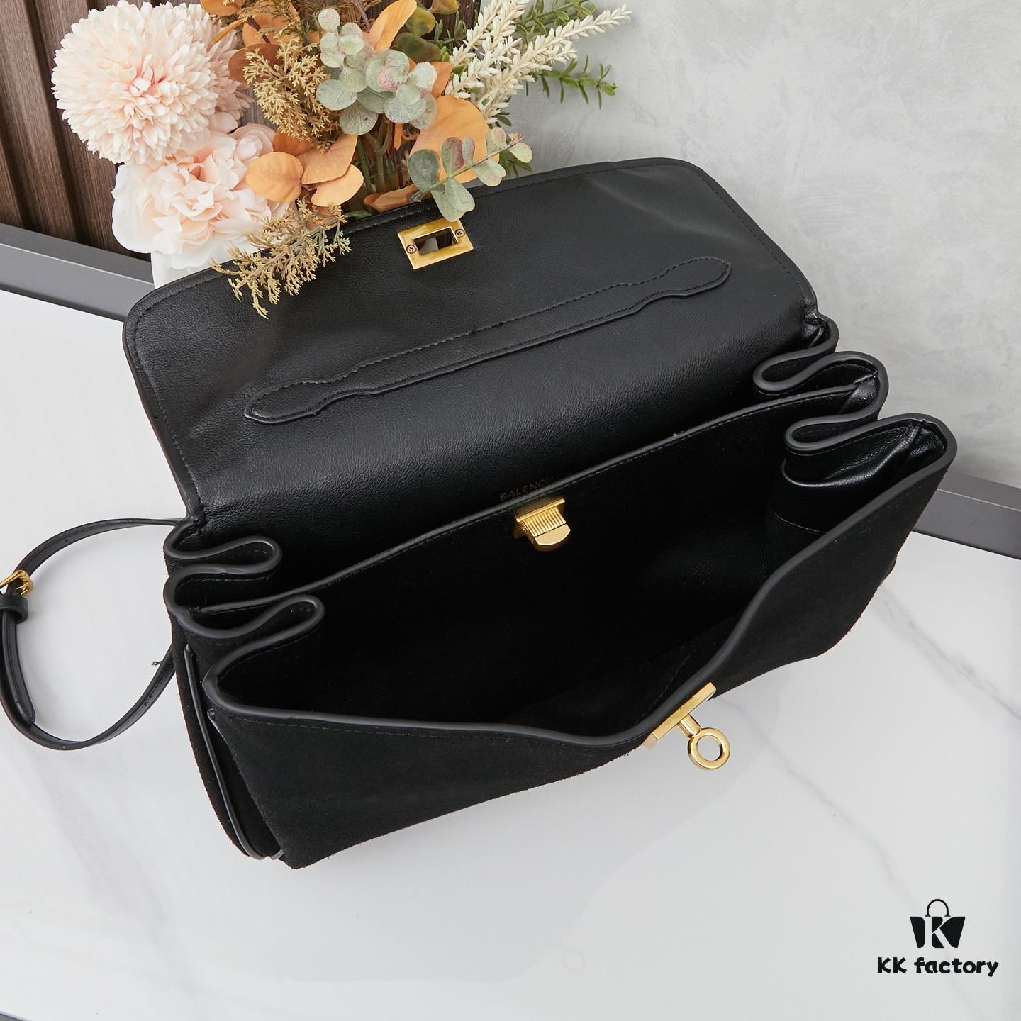 6930dee06e68136f4d9b1f88 Small Matte Black BALENCIAGA Paris Fashion! RODEO Series Handbag Crossbody Bag Latest Version!