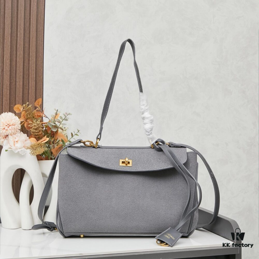 6930dee16e68136f4d9b1f89 Small Matte Black BALENCIAGA Paris Fashion! RODEO Series Handbag Crossbody Bag - Latest Model
