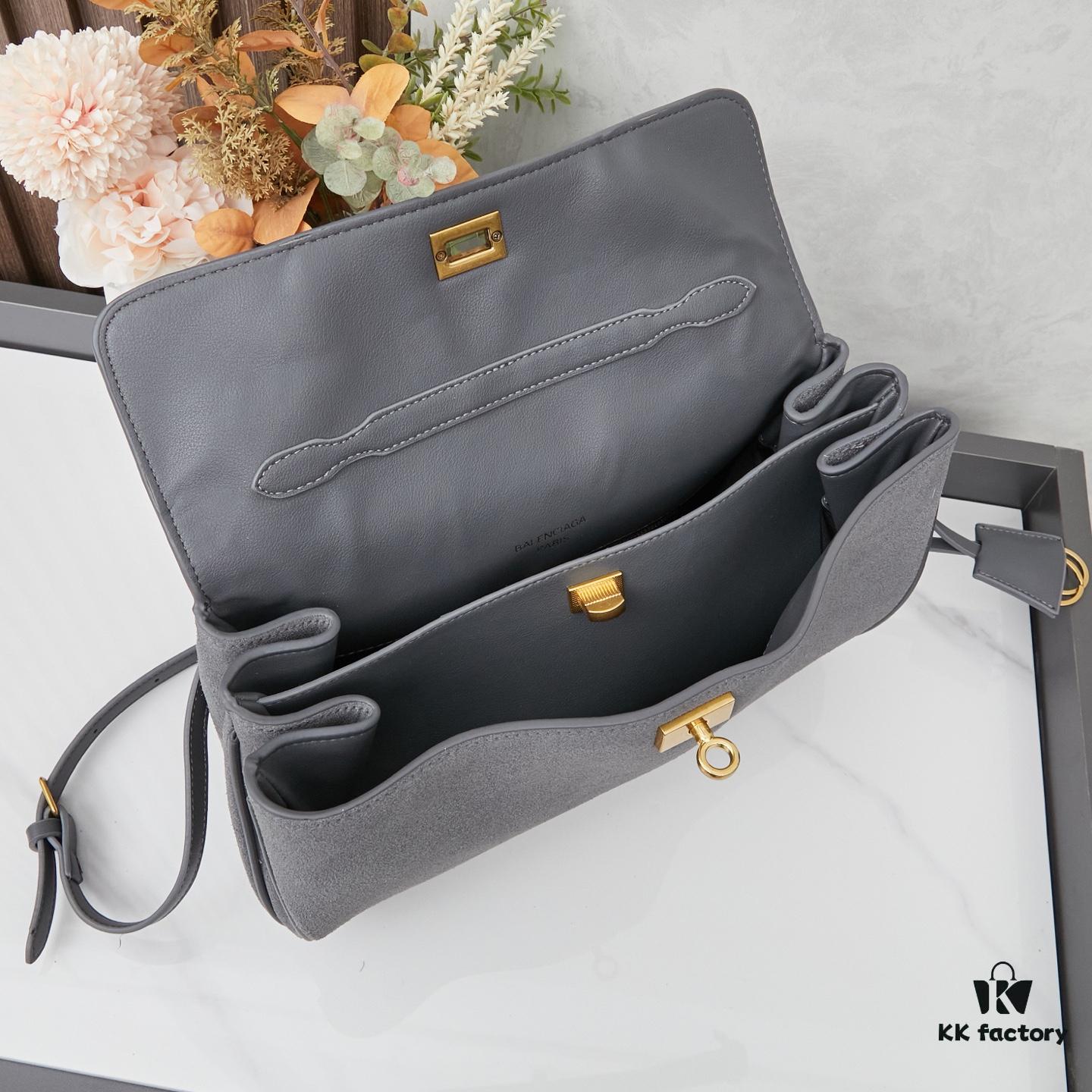 6930dee86e68136f4d9b1f8f Small Matte Black BALENCIAGA Paris Fashion! RODEO Series Handbag Crossbody Bag - Latest Model