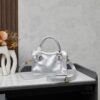 6930df196e68136f4d9b1fcb Small Gancini Parisian Balenciaga Motorcycle Bag with Box