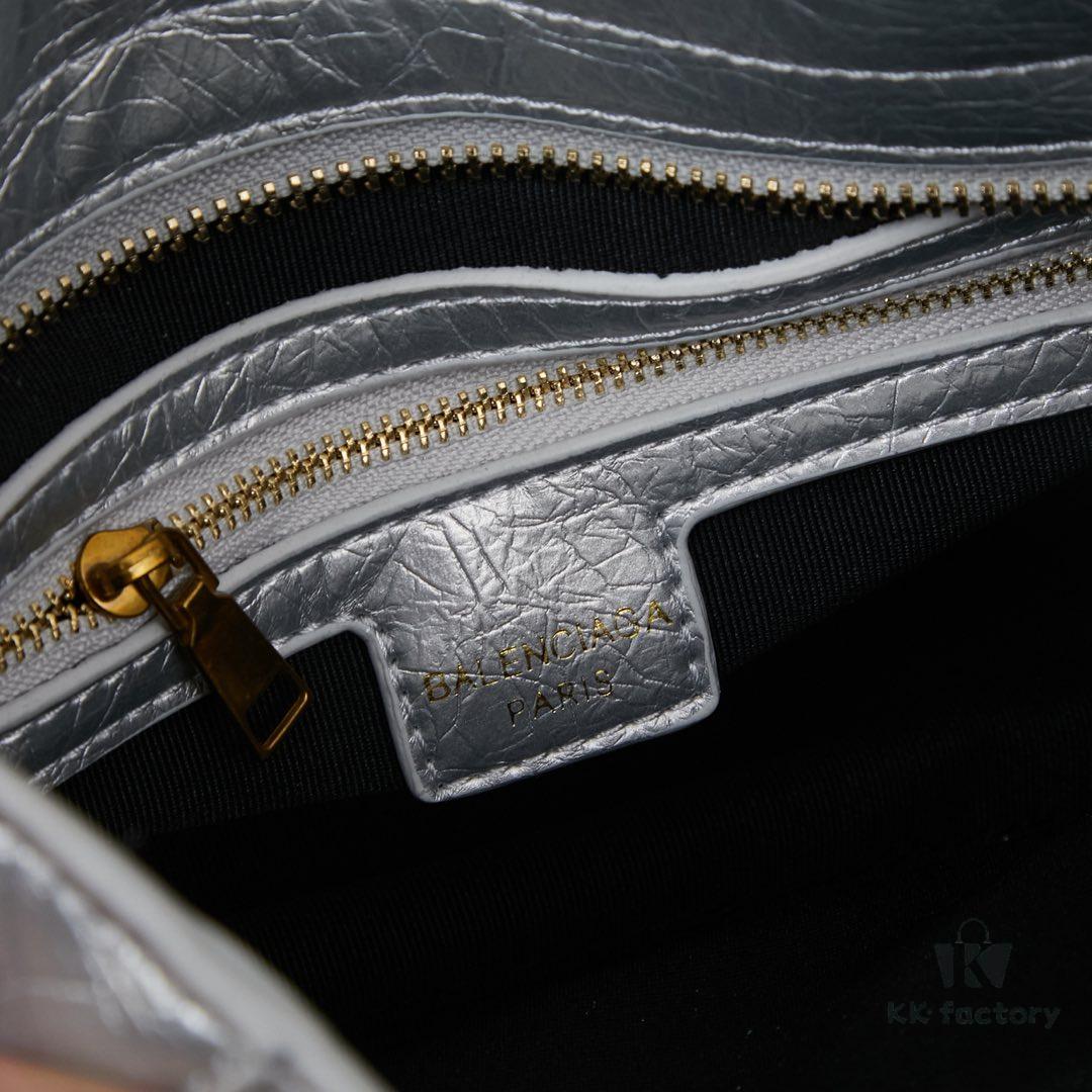 6930df1c6e68136f4d9b1fcf Small Gancini Parisian Balenciaga Motorcycle Bag with Box