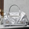 6930df236e68136f4d9b1fdb Large Gold Buckle BALENCIAGA Motorcycle Bag with Box