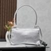 6930df2a6e68136f4d9b1fe8 Large Silver Buckle (With Box) Balenciaga Latest Long Handle Hourglass Bag