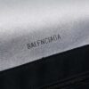 6930df2e6e68136f4d9b1feb Large Silver Buckle (With Box) Balenciaga Latest Long Handle Hourglass Bag