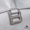 6930df326e68136f4d9b1ff0 Large Silver Buckle (With Box) Balenciaga Latest Long Handle Hourglass Bag